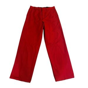 8 BY YOOX Italian Red Trousers